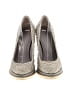 Alexander Wang 100% Leather Tweed Gray Aida Fish Scale Heels Size EU 37 - photo 2