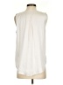 Banana Republic 100% Polyester Ivory Sleeveless Blouse Size S - photo 2