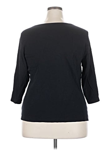Karen Scott 3/4 Sleeve Top (view 2)