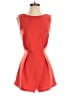 Topshop 100% Polyester Color Block Red Orange Romper Size 2 - photo 1