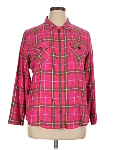 Cato Long Sleeve Button-Down Shirt (view 1)