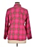 Cato 100% Cotton Plaid Pink Long Sleeve Button-Down Shirt Size XL - photo 2