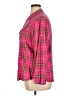 Cato 100% Cotton Plaid Pink Long Sleeve Button-Down Shirt Size XL - photo 5