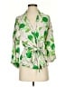Printfresh 100% Viscose Green 3/4 Sleeve Blouse Size S - photo 1