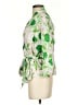 Printfresh 100% Viscose Green 3/4 Sleeve Blouse Size S - photo 5