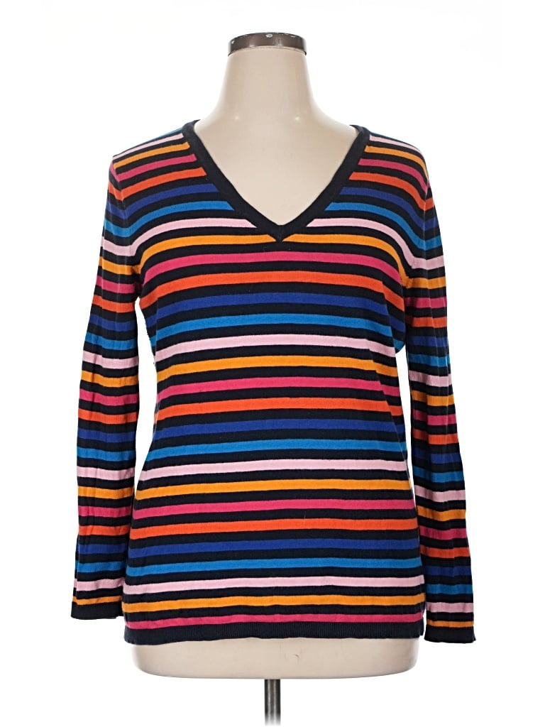 Pre-owned Tommy Hilfiger Long Sleeve T-shirt In Blue