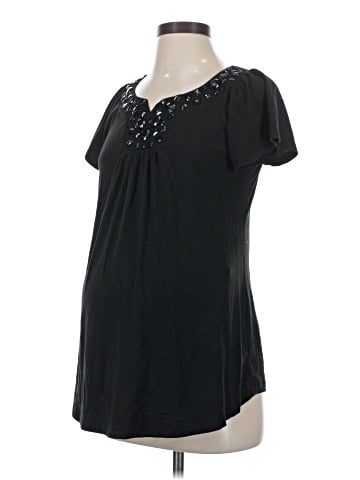 Liz Lange Maternity for Target Short Sleeve Henley (view 1)