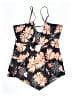 Unbranded Floral Black Swimsuit Top Size XL - photo 1