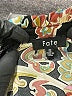 Fate 100% Polyester Paisley Black Long Sleeve Blouse Size S - photo 7