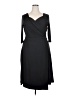 Unbranded Solid Black Cocktail Dress Size 2X - photo 1