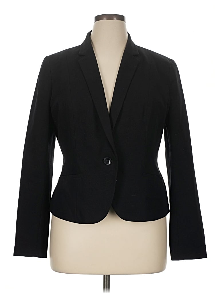 Pre-owned Worthington Blazer Jacket In Black
