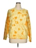 Athleta Tie-dye Yellow Pullover Sweater Size XL - photo 1