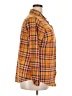 Bobbie Brooks 100% Polyester Plaid Orange Long Sleeve Blouse Size 2X - photo 4
