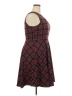 Elle Plaid Red Cocktail Dress Size XXL - photo 4