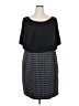 Sharagano Houndstooth Gray Casual Dress Size 20W - photo 1