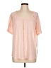 Faded Glory Pink Short Sleeve Top Size L - photo 1
