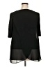 Ann Taylor 100% Polyester Black Short Sleeve Blouse Size XXL - photo 2
