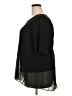 Ann Taylor 100% Polyester Black Short Sleeve Blouse Size XXL - photo 5
