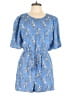 Chelsea & Violet Paisley Blue Romper Size M - photo 1