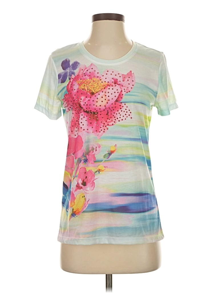 Pre-owned White Stag Short Sleeve T-shirt In White