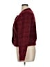 WD.NY 100% Polyester Tweed Burgundy Blazer Size XL - photo 5