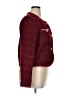 WD.NY 100% Polyester Tweed Burgundy Blazer Size XL - photo 4