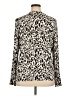Chico's Animal Print Ivory Long Sleeve Blouse Size XL (3) - photo 2