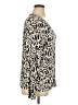 Chico's Animal Print Ivory Long Sleeve Blouse Size XL (3) - photo 4