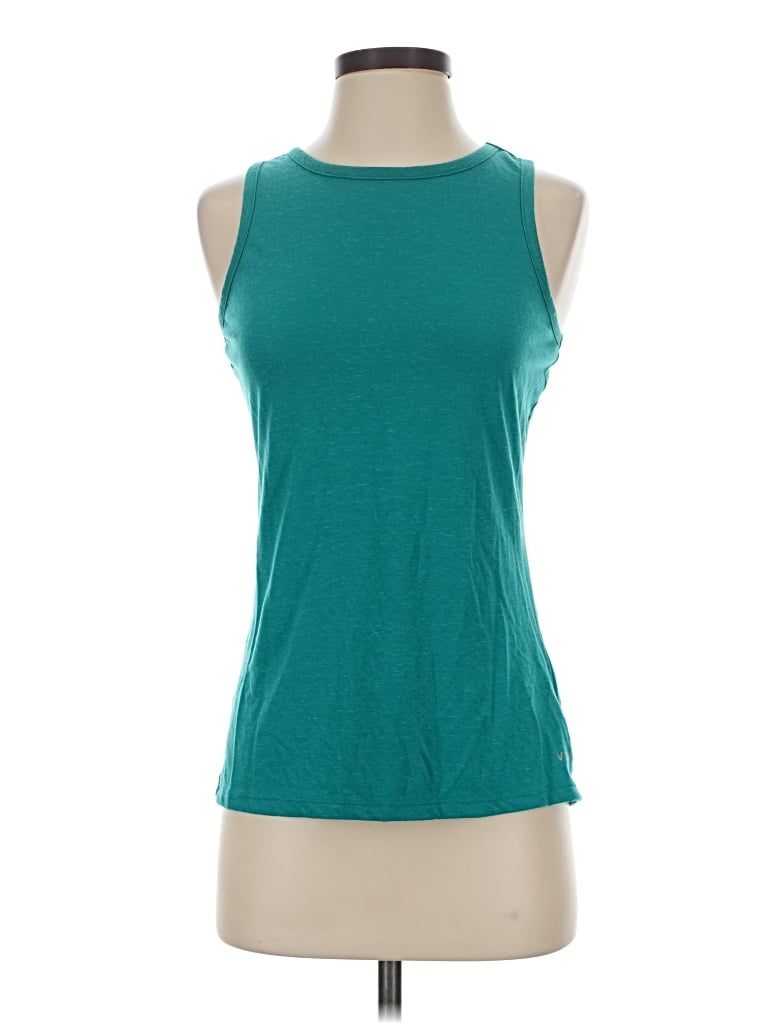 Pre-owned Vsx Sport Sleeveless Top Teal Halter Neckline Tops In Blue
