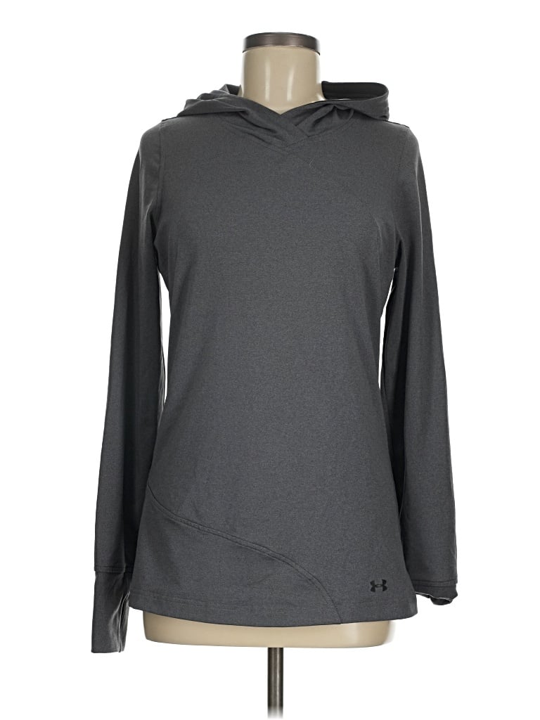 Pre-owned Under Armour Pullover Hoodie In Gray