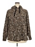 Ideology Animal Print Brown Pullover Sweater Size 2X - photo 1