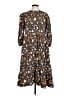 Universal Thread Paisley Brown Casual Dress Size L - photo 1