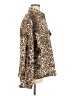 Animari 100% Cotton Animal Print Gold Track Jacket Size M - photo 4