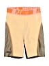 P.E Nation Color Block Yellow Athletic Shorts Size 00 (estimated) - photo 1