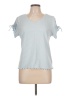 Allison Brittney Blue Short Sleeve Top Size L - photo 1