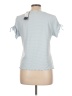 Allison Brittney Blue Short Sleeve Top Size L - photo 2