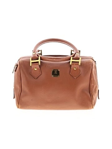 MCM Vintage Boston Leather Satchel (view 1)