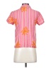 CAbi Tropical Orange Short Sleeve Blouse Size XS - photo 2