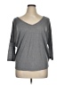 Maurices Gray 3/4 Sleeve Top Size XL - photo 1