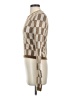 Nanushka Checkered-gingham Ivory Brown Pullover Sweater Size S - photo 5