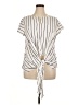 Zanzea Collection Ivory Short Sleeve Top Size XL - photo 1