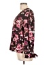 CeCe Burgundy Long Sleeve Blouse Size L - photo 5