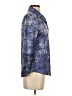 David Cline Plaid Blue 3/4 Sleeve Blouse Size S - photo 4