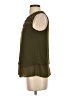 THREE PINK HEARTS 100% Polyester Green Sleeveless Blouse Size S - photo 5