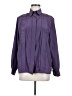 Laura Scott 100% Polyester Purple Long Sleeve Blouse Size 8 - photo 1