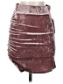 TOBI Metallic Burgundy Casual Skirt Size S - photo 1