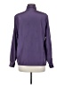 Laura Scott 100% Polyester Purple Long Sleeve Blouse Size 8 - photo 2