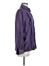 Laura Scott 100% Polyester Purple Long Sleeve Blouse Size 8 - photo 4