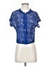 Unbranded Blue Short Sleeve Blouse Size S (estimated) - photo 1