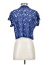 Unbranded Blue Short Sleeve Blouse Size S (estimated) - photo 2